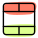 Blank cell spread-sheet cell section interface key icon