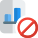 Bar chart report paper with errors in statics icon