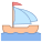 Mittelgroßes Segelschiff icon