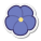 фиалковый цветок icon