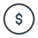 US-Dollar eingekreist icon