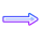 Pfeil: lang, rechts icon