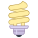 Bombilla espiral icon