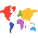 карта мира-континенты icon