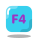 Tasto F4 icon