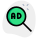 Search or find ads on online portal icon