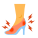 Uncomfortable shoes icon