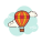 Heißluftballon icon