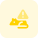 Alert from the wild rat which contains the virus epidemic icon