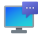 Chat de computador icon