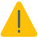 Triangular signboard with exclamation mark signal warning icon