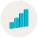 Bar Chart 3D icon