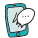 Telefone mensagem icon