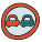 도로 표지판 추월 금지 icon