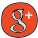 Google Plus eingekreist icon