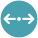 Divide Horizontal Direction icon