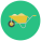 Wheelbarrow icon