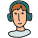 Man in Headphones icon