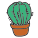 Cactus in Pot icon