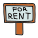 Vender sinal de propriedade icon