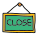 Close Sign icon