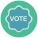 Emblema de votação icon