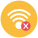 17401 0 73356 Wireless connesso Mobile disattivato icon