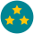 Three Stars icon