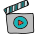 Clapperboard icon