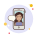 Freundin-Messaging icon