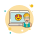 Laptop in Love Emoji icon