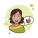 Girl and Coconut Cocktail icon