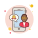 Man Phone Medal icon