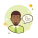 Man With Green Tie Domino icon