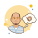 Bald Man With Art Palette icon