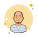 Bald Man in Yellow Glasses icon