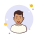 Man in White Shirt icon