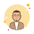 Man With Beard in Jacket icon