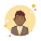 Man With Yellow Tie in Jacket icon