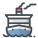 Wassertransportweg icon