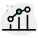 grafico-esterno-a-linee-punteggiate-con-trama-x-y-sparso-business-verde-tal-revivo icon