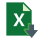 エクスポートエクセル icon