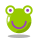Lleno de punto de la rana icon