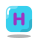 clé h icon