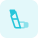 Chronic disease and asthma inhaler isolated on a white background icon