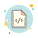 Arquivo de código icon