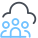 Groupe d&#39;utilisateurs de cloud icon