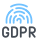 Huella digital GDPR icon