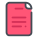 Красный файл icon
