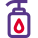 Soap and sanitizer for for care of babies icon